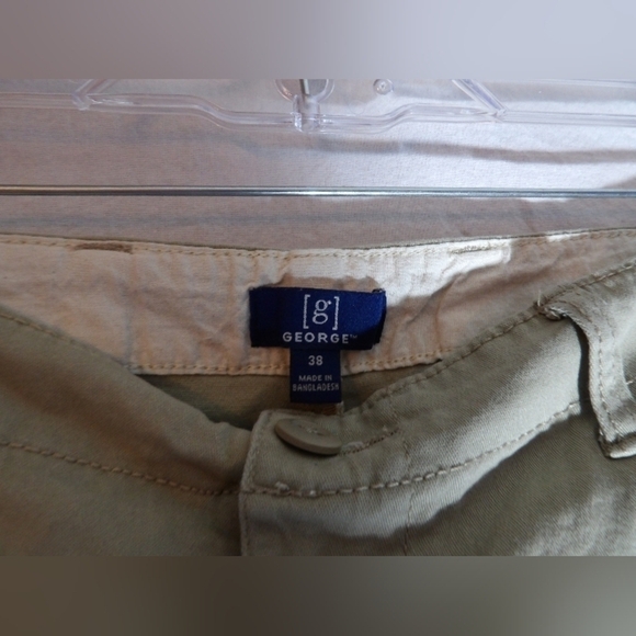 George Khaki Mens Shorts Size 38 - Picture 3 of 6